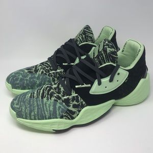 Adidas James Harden Vol. 4 Green Glow  Size 15 EF1000 NEW